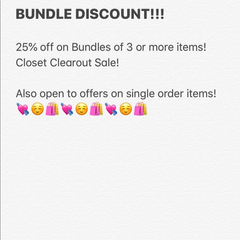 HUGE BUNDLE DISCOUNT